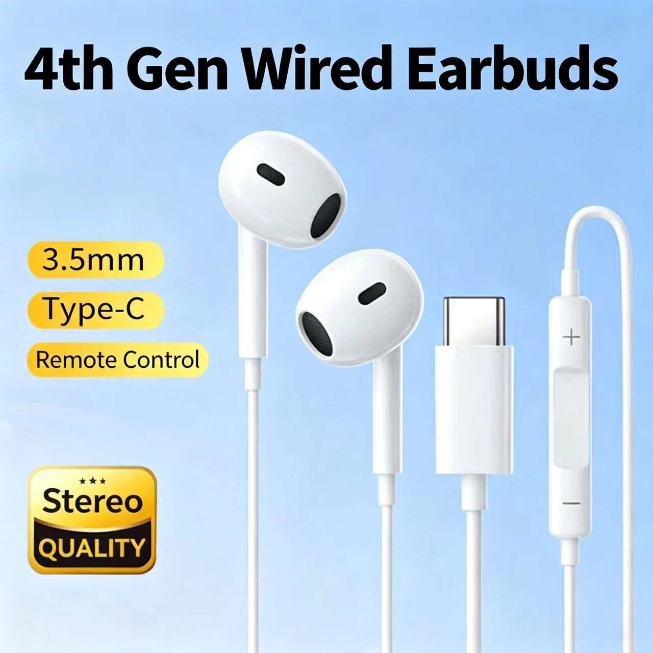 Esports Gaming Earbuds - Écouteurs filaires semi-intra-auriculaires avec prise jack