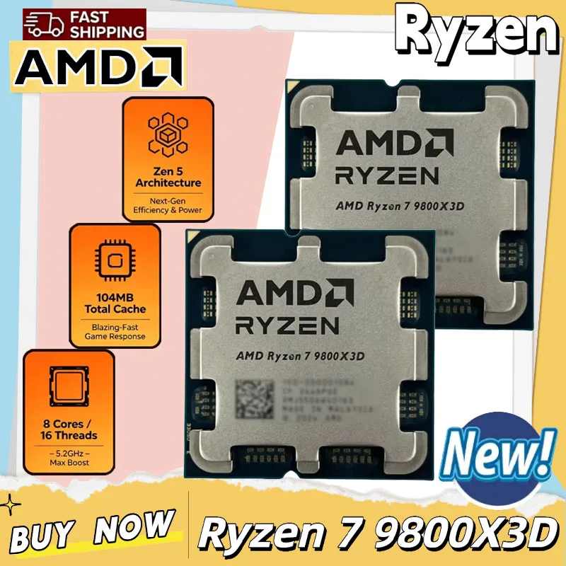 Amd Cpu Ryzen 7 - Processeur de jeu AMD Ryzen 7
