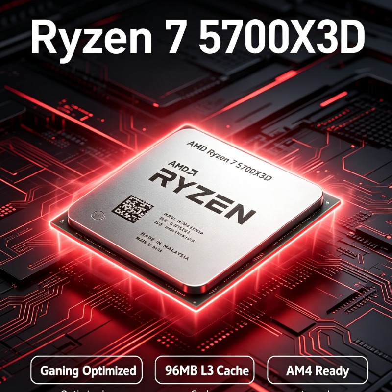 Amd Cpu Ryzen 7 - Processeur de bureau Ryzen 7 5700X3D