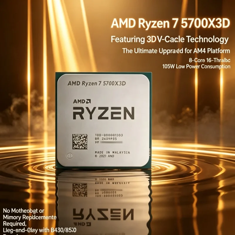 Amd Cpu Ryzen 7 - AMD Ryzen 7 5700X3D, processeur pour
