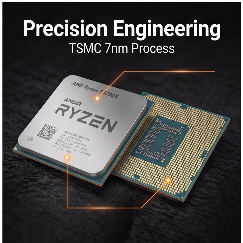 Processeur AMD Ryzen 7 5700X 6 - Amd Cpu Ryzen 7 avis et prix
