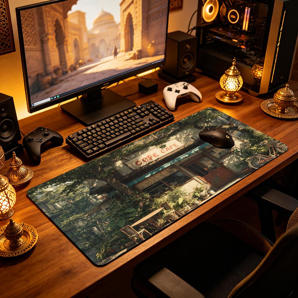 Grand tapis de bureau vintage  - Esports Gaming Cafe avis et prix
